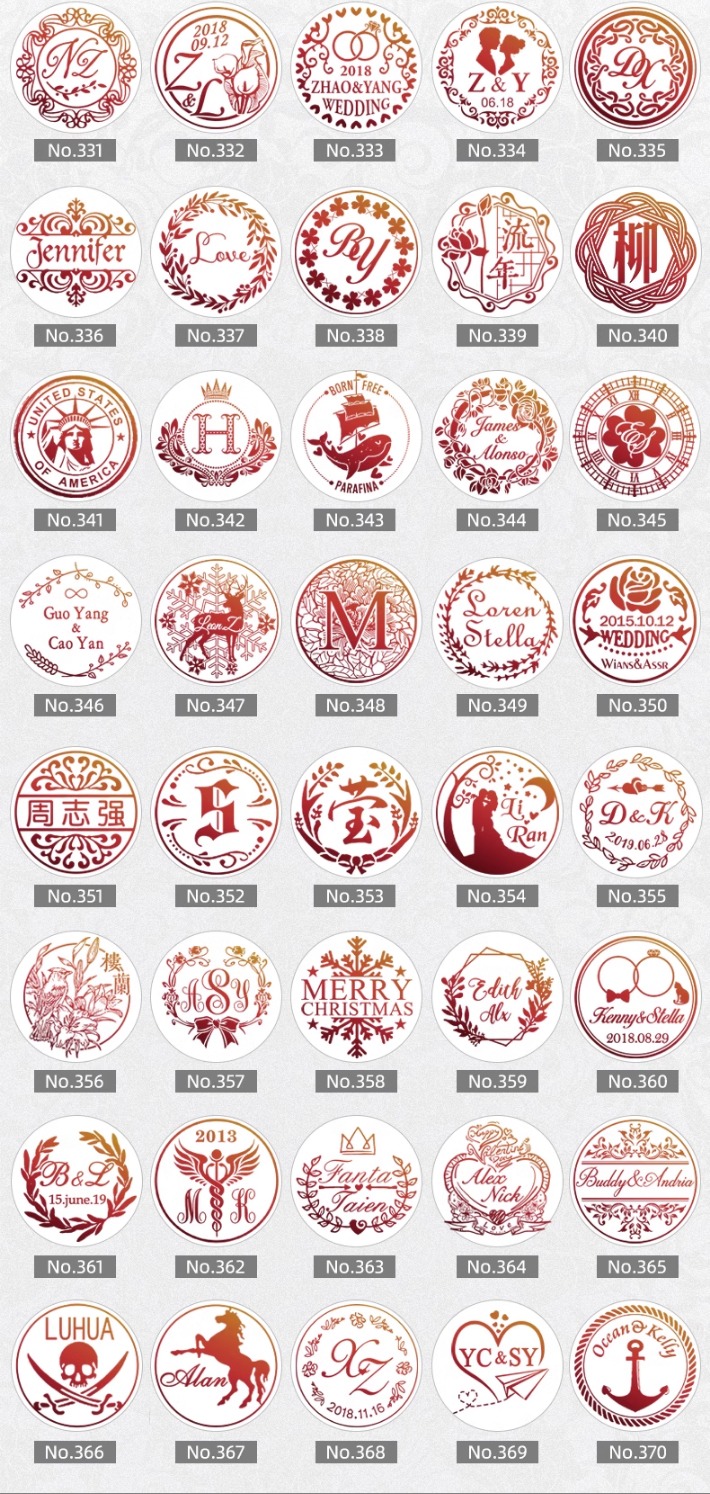火漆印章贴-喜字贴纸-火漆蜡-浮雕蜡标-信封封口贴-来图定制LOGO-tmall_10
